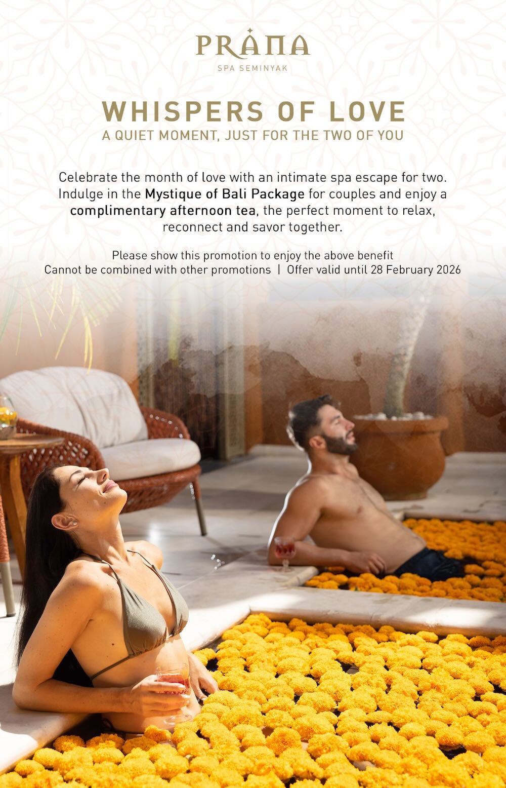 Prana Spa Promotion January 2026